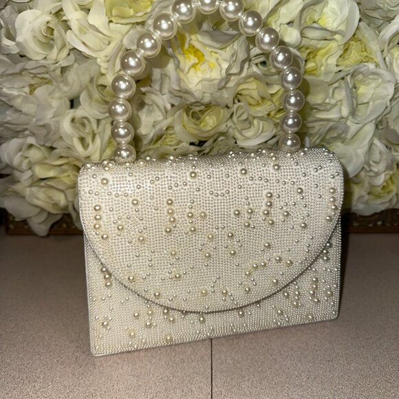 Pearl Bridal Bag House of Harlow 1960 - Picture 3 of 8
